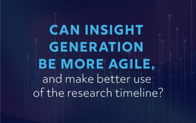 How can insight generation be more agile