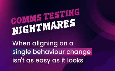 Nightmare #1: When Aligning on a Single Behaviour Change Isn’t as Easy as It Looks